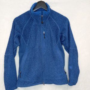 Patagonia Blue Regulator Full Zip Shag Fleece Jacket Sweater (S)